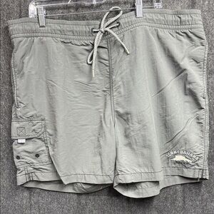 Tommy Bahama Light Gray Drawstring Shorts